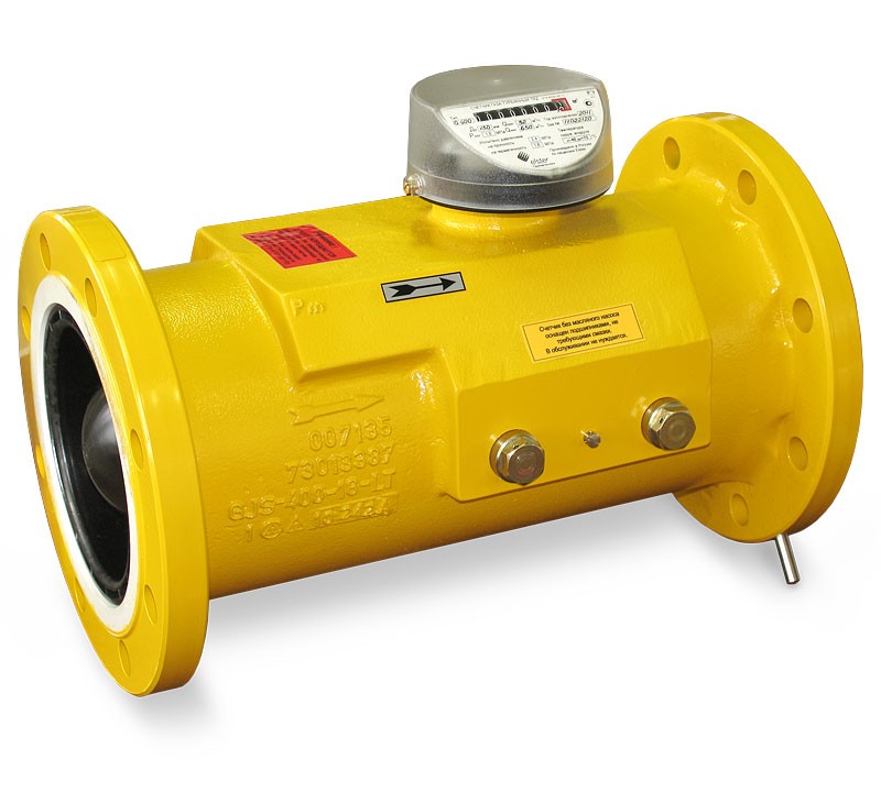 Турбинный газовый счётчик Турбинный газовый счётчик для учёта больших объёмов газа